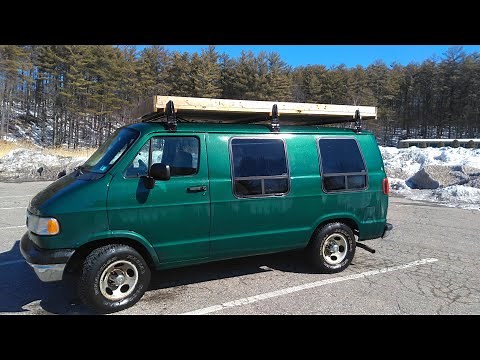 VAN TOUR: 1995 Dodge Ram van 1500 custom camper conversion