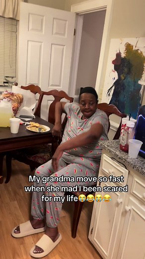 Hilariously Fast Grandma Escaping the Wrath of Anger