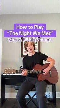 How to Play “The Night We Met” - Lord Huron 🎸 #guitartok #guitartutorial #guitarlesson