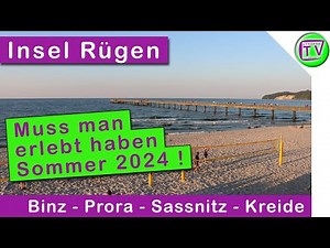 Insel Rügen Binz Prora Sassnitz Kreidefelsen im Sommer 2024