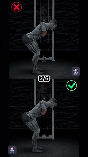 Bent over cable crossover #shoulder #musclebuliding #sports #motivation #animation #gaming