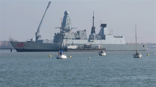 UK deploys warship near the Middle East