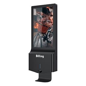 [Hot Item] LCD Hand Washing Dispenser Screen Digital Signage Automatic Hand Sanitizer Dispenser