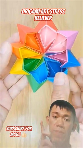 ORIGAMI INFINITE STAR PAPER ART TUTORIAL #origami #papercraft