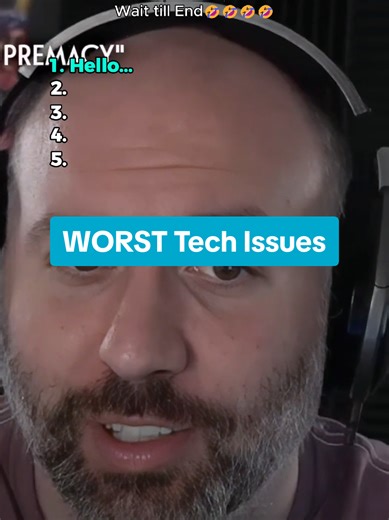 Worst Tech issue they faced. Last one was 🤯 #distractiblepodcast #podcastclips #markiplier #comedypodcast #techissues