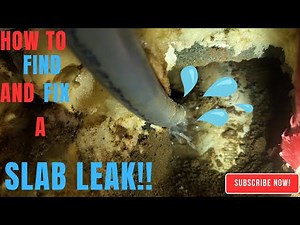 How to Find and Fix a Slab Leak!! Step by Step Tutorial