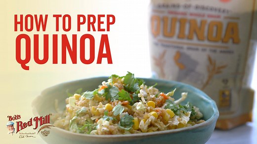 Curious about quinoa? Not sure how to prepare this ancient grain or what to do with it? Don't worry, we've got you convered in this step-by-step video on how to make quinoa! Recipe here ->http://bit.ly/howtomakequinoa | Bob's Red Mill Natural Foods