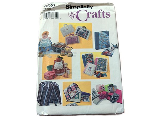 Fabric Cover Sewing Pattern for Books, Casserole Dishes, Bird Cage, Cookie Jar Simplicity 9339 - Etsy Canada