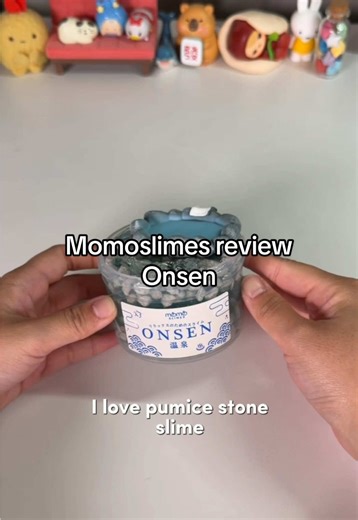 Momo slimes onsen slime review and asmr 😍 #slimetok #asmrvideo #slimeasmr #slimereview #史莱姆