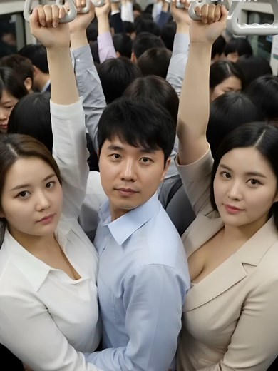 도쿄 메트로 러시아워의 생생한 모습