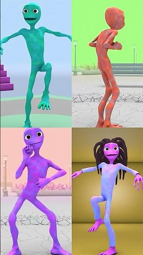 Green Alien Dance El Chombo Dame Tu Cosita feat Yeşil Uzaylı Dansı #dametucosita #shorts#