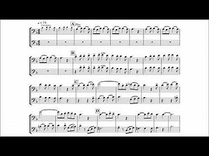 Cello Play-Along DUET - Barcarolle - Belle nuit, ô nuit d'amour - Tales of Hoffmann - Offenbach