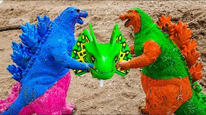 24K views · 337 reactions | Godzilla kidnaps the cow, Super Dinosaur comes to the rescue | Kids Toy TV | Facebook