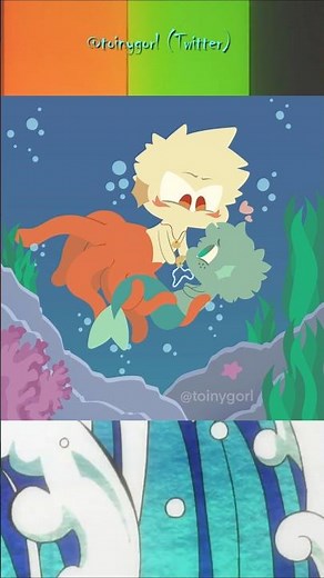 BakuDeku Art | Mermay [38/59] #bkdkmermay #bkdkfantasy #bakudekuchibi