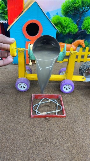 😱 Mini Tractor Making At Home | DIY Tractor Engineering Project #shorts #youtubeshorts