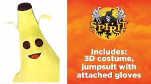Spirit Halloween Fortnite Adult Peely Costume