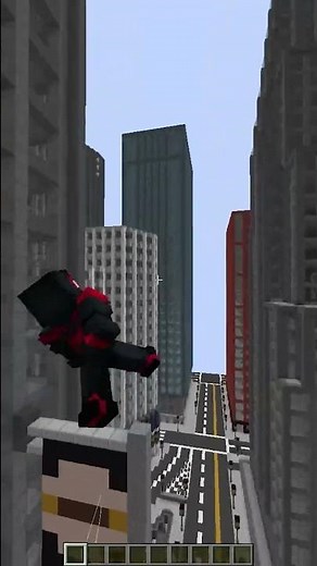 How To Do Double Web Zip In Minecraft Fisk Superhero Mod | Tutorial | #shorts