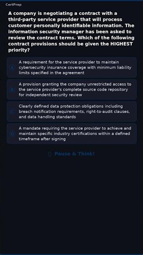 Can You Answer This CISM Question? #CISM
