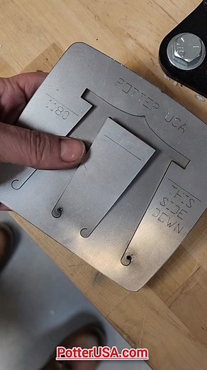 Cutting out a copper ring blank using a pancake die from Potter USA. #potterusa #potterpeople #hydraulicpress #toolsforjewelers #pancakedies #hydraulicpress