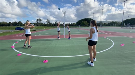 55K views · 456 reactions | Training tryout  Creating space in the goal circle Learning to create space in the goal circle is IMPORTANT. Here is our 3 step progressive process when teaching clear and re-offer in the circle ✔️ Coach playbook  https://elevatenetball.com.au/community-coach-playbook/ | Elevate netball | Facebook