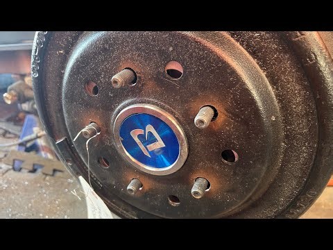 How to redrill bolt pattern accurately drums or rotors step by step #diy #automobile #car