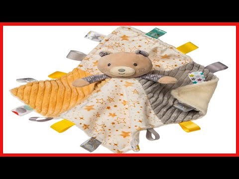 Taggies Stuffed Animal Security Blanket, 13 x 13 Inches, Be a Star Bear