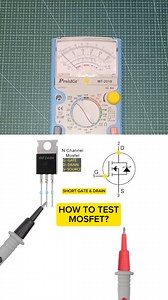 4.2K views · 65 reactions | how to test the N channel mosfet using analog tester #madiskartech #tutorial #tips #ideas #fypシ゚ #shorts #fbreels #viralpost #trendingpost | Madiskartech | Facebook