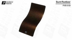 Burnt Rootbeer is a darker color in the off light, but this color comes to life in the light. Burnt Rootbeer has a lot of pearl and fine multi-color flakes that really shine in the light. This color is a polyester metallic powder coat and has a high gloss finish. High Gloss: 85 Gloss Units Find it at: https://www.prismaticpowders.com/shop/powder-coating-colors/PMB-8169/burnt-rootbeer# | Prismatic Powders