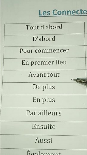 les connecteurs logiques#production écrite #