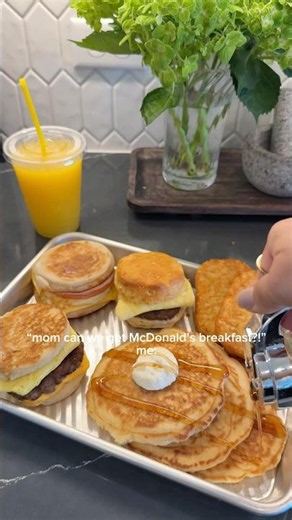 we have McDonald’s at home!!💗 #chef #mom #recipe #breakfast #mcdonalds #homemade #foodie