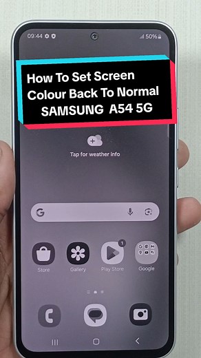 How to Adjust Screen Color on Samsung Galaxy A54 5G