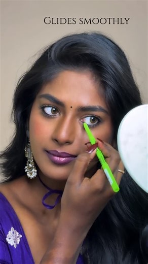 Vinusha Devi on Instagram: "The first makeup I ever knew was kajal 🖤 Amma applying it before school… that bold black line meant protection. But today, I ask the real question — Are the kajals we use daily actually safe? That’s why I trust @forever52india Amazonic Kajal. Jet black in one stroke, smooth glide & ophthalmologically tested. Because tradition deserves better care. Comment LINK or check the bio 🔗 #vinushadevi"