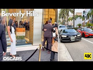 BEVERLY HILLS 🌴 BEAUTIFUL PEOPLE 💃 EXOTIC CARS 🏎️ RODEO DRIVE The Weekend of the OSCARS