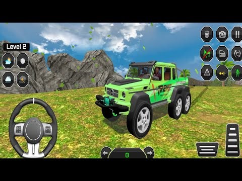 Experience offroad jeep driving with exciting levels and smooth control!
