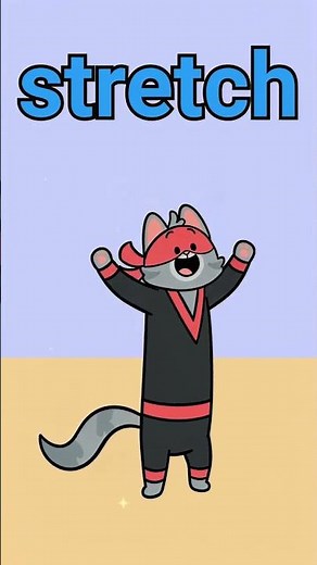 Kindergarten Sight Words: stretch | Kitten Ninja By Epic
