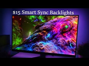 $15 Color Syncing Monitor Backlights - Review And Setup