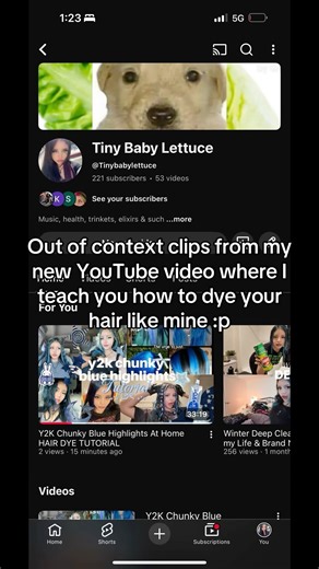 The blue hair dye tutorial is oUT ⛓️ #bluehair #chunkyhighlights ￼