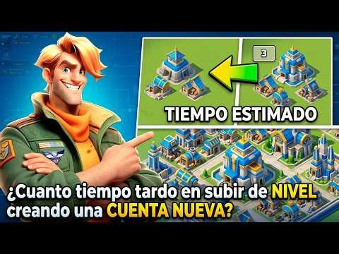 ¿Cuanto tiempo tardo en subir de NIVEL creando una CUENTA NUEVA? - Guia Last War - Cap.1