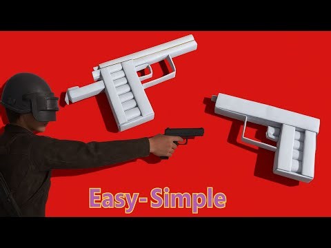 PAPER PISTOL | PAPER REVOLVER | HOW TO MAKE PAPER GUN EASY AND FAST THAT SHOOTS