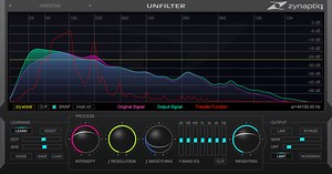 UNFILTER by Zynaptiq - Frequency Response Linearization Plugin VST VST3 Audio Unit AAX