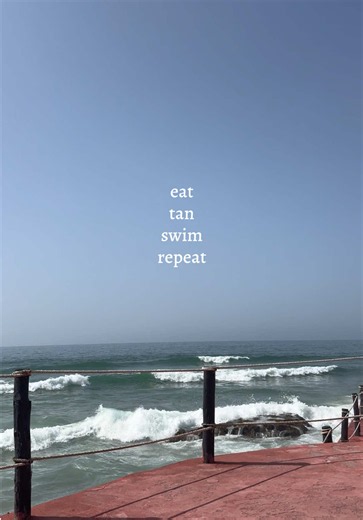 Day in Tahiti Beach Casablanca: Eat, Tan, Swim, Repeat