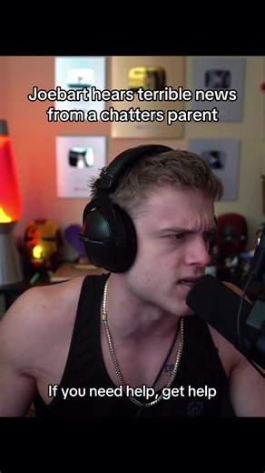 i took this clip from @Best.Clips i just wanted to post this because seriously get help if you need it and please if you are a person to fake a message like this dont think about the effect it has on joe when he reads a chat like this and i wish the best for anyone going through something like this #fyp #viral #joebart #clips #suicideprevention