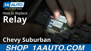 How to Replace Relay 2000-07 Chevy Suburban SUV