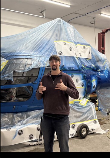 Transforming a Helicopter with Stunning Paintwork