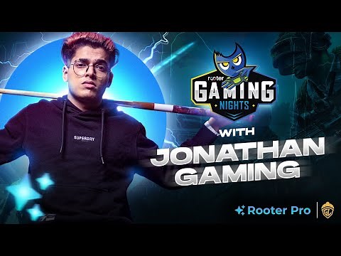 JONATHAN GAMING IS BACK | BGMI LIVE | Rooter Gaming Nights