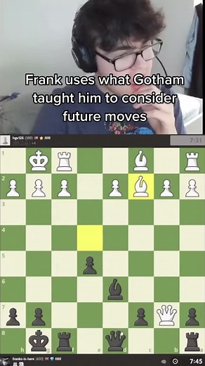 Mastering Chess Strategy: Frank Utilizes Gotham's Lessons for Future Moves