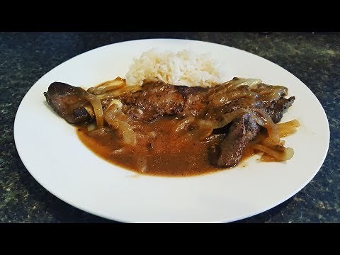Beef Liver And Onions Recipe/ How To Make Liver And Onions