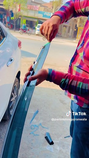 Sun visor installation #grow #foryou #parisautogrw #mohsinmughalofficial143 #foryoupageofficial