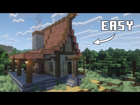 Build This EASY Cottage in Minecraft (Beginner Friendly!)