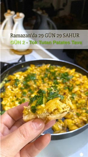 29 Gün 29 Sahur: Tok Tutan Yoğurtlu Patates Tarifi